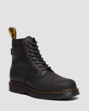 Dr Martin Martens 1460 Trinity Wintergrip Waterproof Boots Boots Black | UF27-F7WU