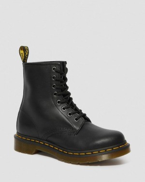 Dr Martin Martens 1460 - Nappa Leather Lace Up Boots (Nappa Leather) Boots Black | XY20-G7LG