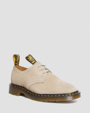 Dr Martin Martens 1461 Engineered Garments Suede Oxford Shoes (Suede) Shoes Milkshake | DE44-T8GB