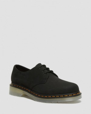 Dr Martin Martens 1461 Iced II Buttersoft Leather Oxford Shoes (Buttersoft Wp) Shoes Black | FE15-B6DJ