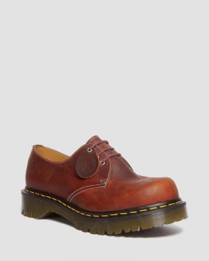 Dr Martin Martens 1461 Made in England Heritage Leather Oxford Shoes Shoes Heritage Tan | FF62-R9UM