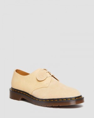 Dr Martin Martens 1461 Made in England Suede Oxford Shoes (Reverse Grain Suede) Shoes Mustard | FD19-L1FY