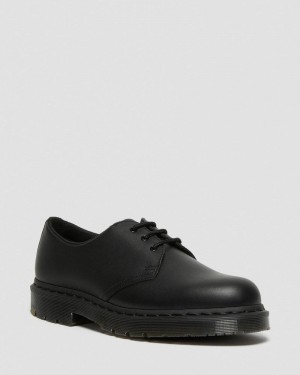 Dr Martin Martens 1461 Mono Slip Resistant Oxford Shoes (Industrial Full Grain) Shoes Black | PX61-L0SA