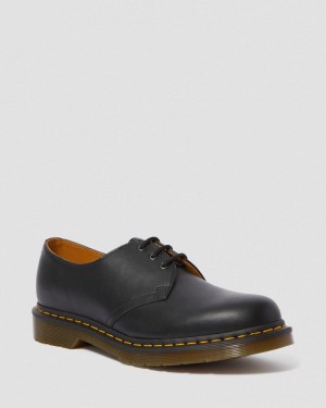 Dr Martin Martens 1461 Nappa Leather Oxford Shoes (Nappa Leather) Shoes Black | UK59-O9NZ