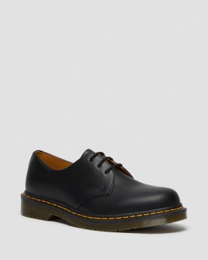 Dr Martin Martens 1461 Smooth Leather Oxford Shoes (Smooth Leather) Shoes Black | VG51-J9DL