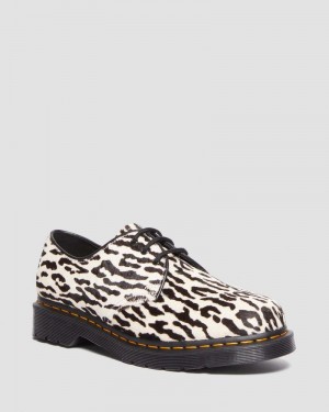 Dr Martin Martens 1461 Wacko Maria Hair-On Oxford Shoes (Hair On) Shoes Black / White | WG07-B0IJ