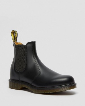 Dr Martin Martens 2976 Smooth Leather Chelsea Boots (Smooth Leather) Boots Black | ZC95-I5QN