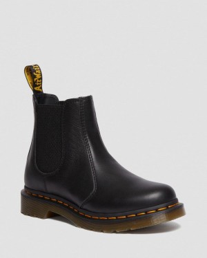 Dr Martin Martens 2976 - Leather Chelsea Boots (Virginia) Boots Black | MZ89-O8GR