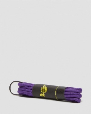 Dr Martin Martens 55 Inch Round Shoe Laces (8-10 Eye) (Polyester) Shoe Laces Purple | NE74-G6NZ