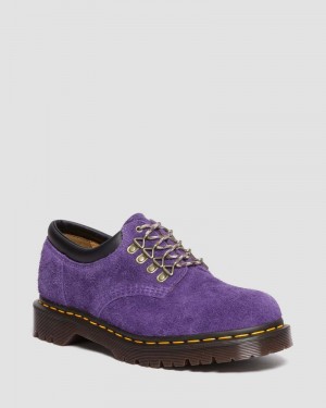 Dr Martin Martens 8053 Ben Suede Casual Shoes (Long Napped Suede) Shoes RICH PURPLE | BY37-Q8DU