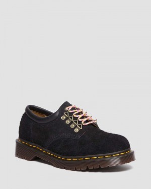 Dr Martin Martens 8053 Ben Suede Casual Shoes (Long Napped Suede) Shoes Black | ON69-G3GJ