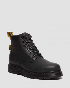 Dr Martin Martens 939 Trinity Waterproof Leather Lace Up Boots Boots Black | NJ91-N9MA