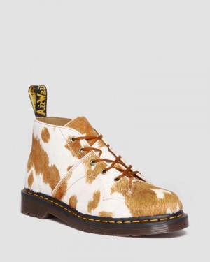 Dr Martin Martens Church Hair-On Cow Print Monkey Boots (Hair On) Boots Jersey Cow Print | ZG71-O7WC