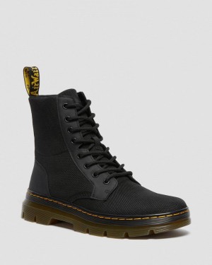 Dr Martin Martens Combs Poly Casual Boots (Extra Tough Poly+Rubbery) Boots Black | TP90-M6SG