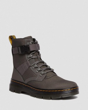 Dr Martin Martens Combs Tech II Extra Tough Utility Boots (Ajax+Extra Tough 50/50) Boots Gunmetal | IK72-E2ZU