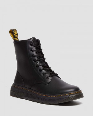 Dr Martin Martens Crewson Classic Leather Everyday Boots Boots Black | SI81-W0NL