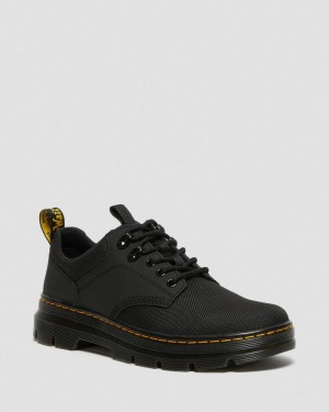 Dr Martin Martens Reeder Utility Shoes Boots Black | IR83-P8TE