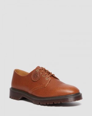 Dr Martin Martens Smiths Westminster Leather Dress Shoes (Westminster) Shoes Whiskey | TL68-W9RF