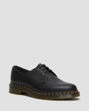 Dr Martin Martens Vegan 1461 Felix Oxford Shoes (Felix Rub Off) Shoes Black | TI90-N5SN