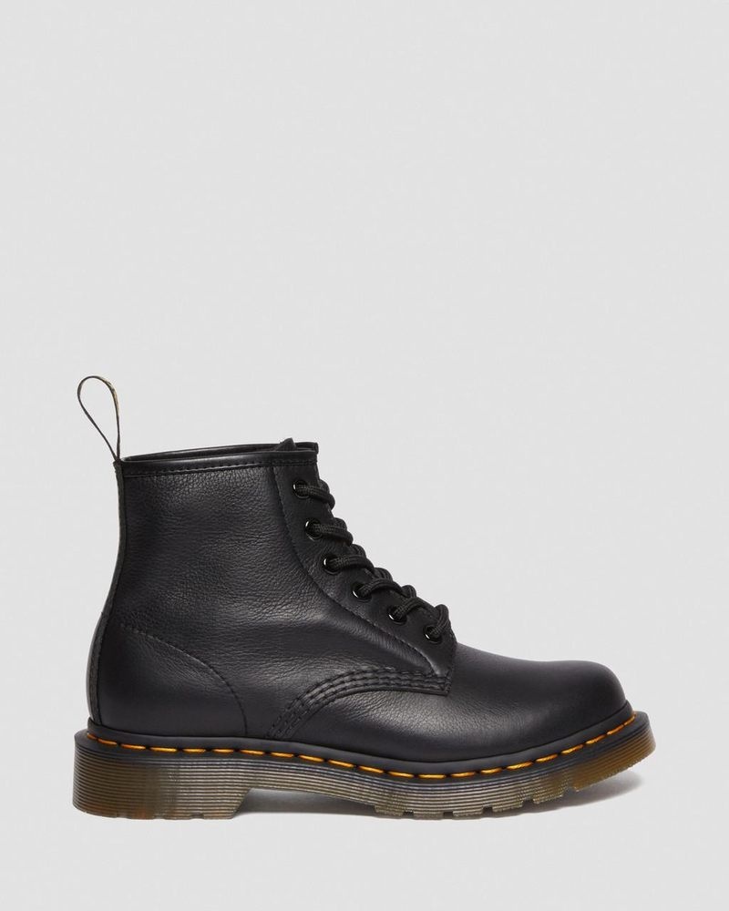 Dr Martin Martens 101 Virginia Leather Ankle Boots (Virginia) Boots Black | NJ34-K1VR