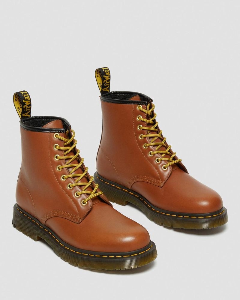 Dr Martin Martens 1460 DM's Wintergrip Leather Lace Up Boots (Blizzard Wp) Boots Tan | IM69-Z3RQ