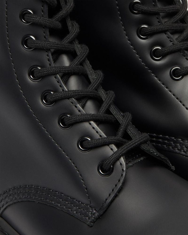 Dr Martin Martens 1460 Mono Smooth Leather Lace Up Boots (Smooth Leather) Boots Black | WI82-I0PX