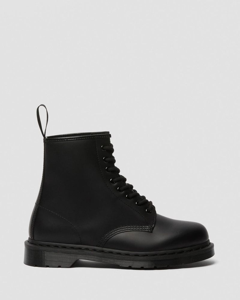 Dr Martin Martens 1460 Mono Smooth Leather Lace Up Boots (Smooth Leather) Boots Black | WI82-I0PX