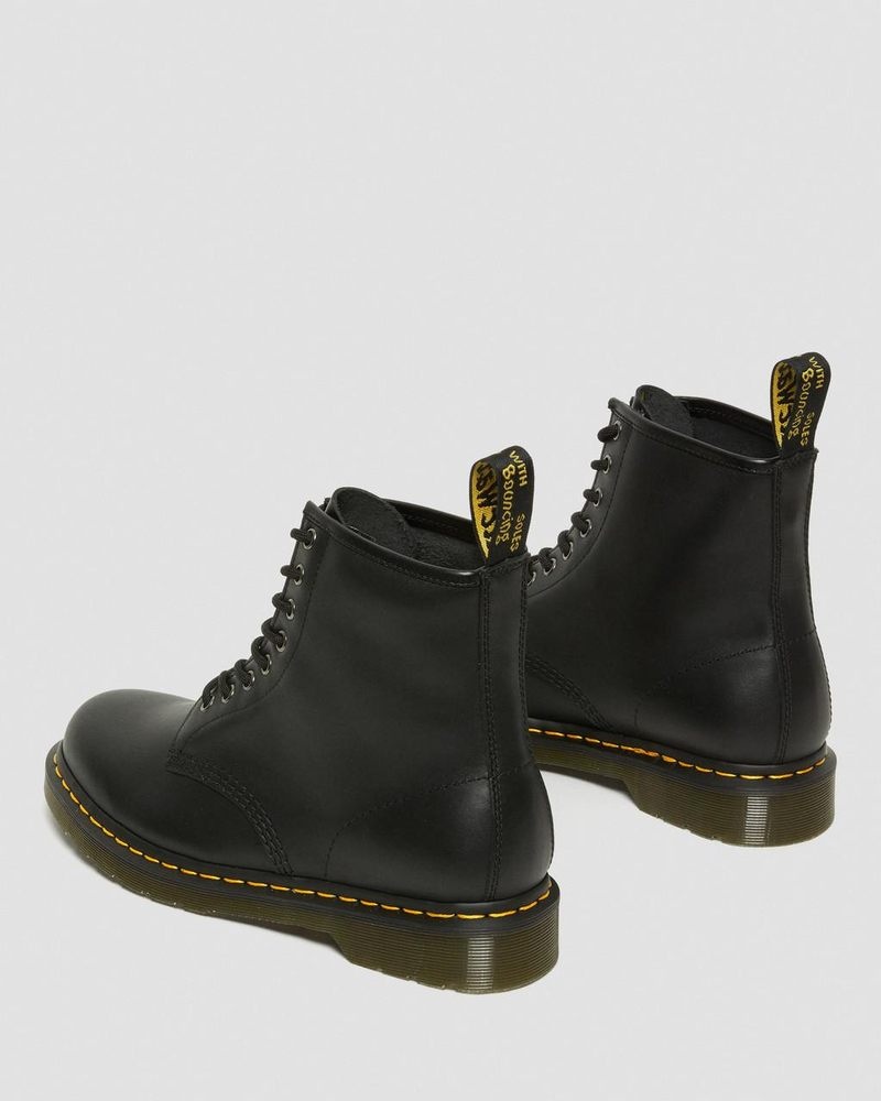 Dr Martin Martens 1460 Nappa Leather Lace Up Boots (Nappa Leather) Boots Black | LO46-Z2AM