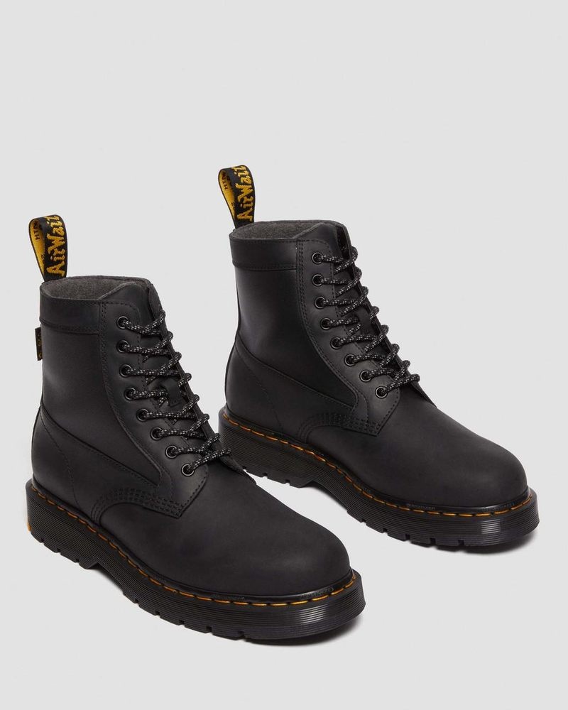 Dr Martin Martens 1460 Trinity Wintergrip Waterproof Boots Boots Black | MA15-I3JC