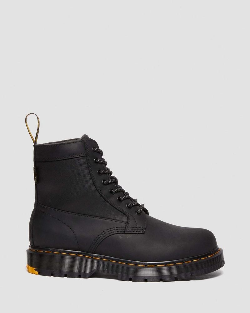 Dr Martin Martens 1460 Trinity Wintergrip Waterproof Boots Boots Black | UF27-F7WU