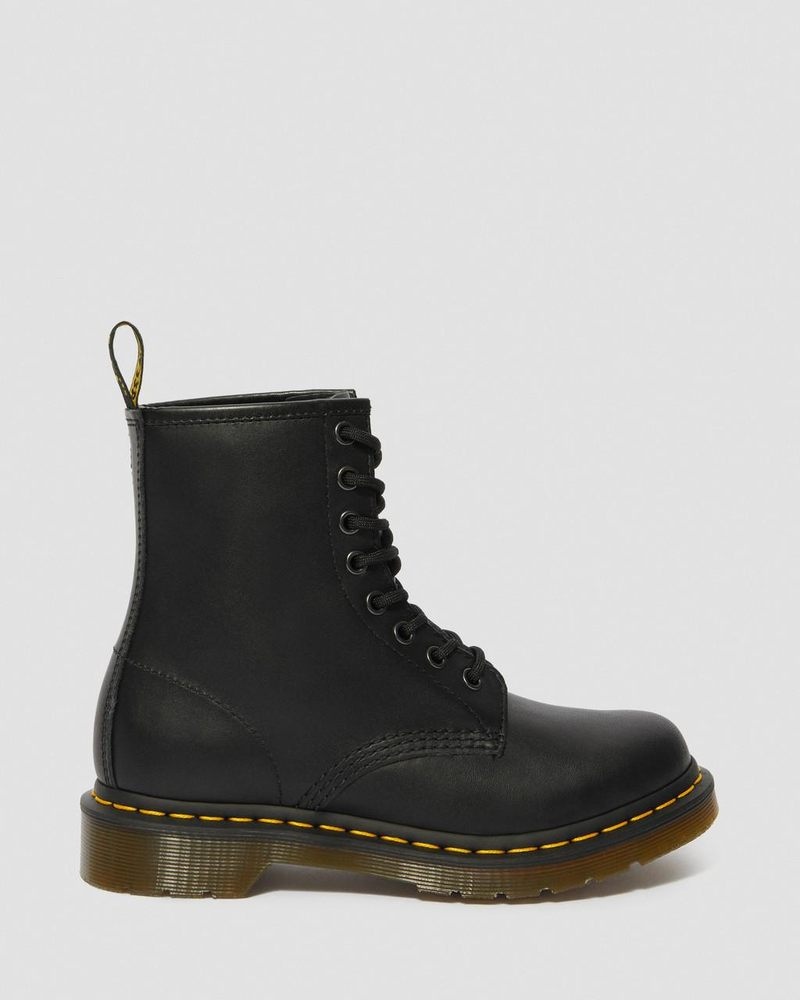 Dr Martin Martens 1460 - Nappa Leather Lace Up Boots (Nappa Leather) Boots Black | XY20-G7LG