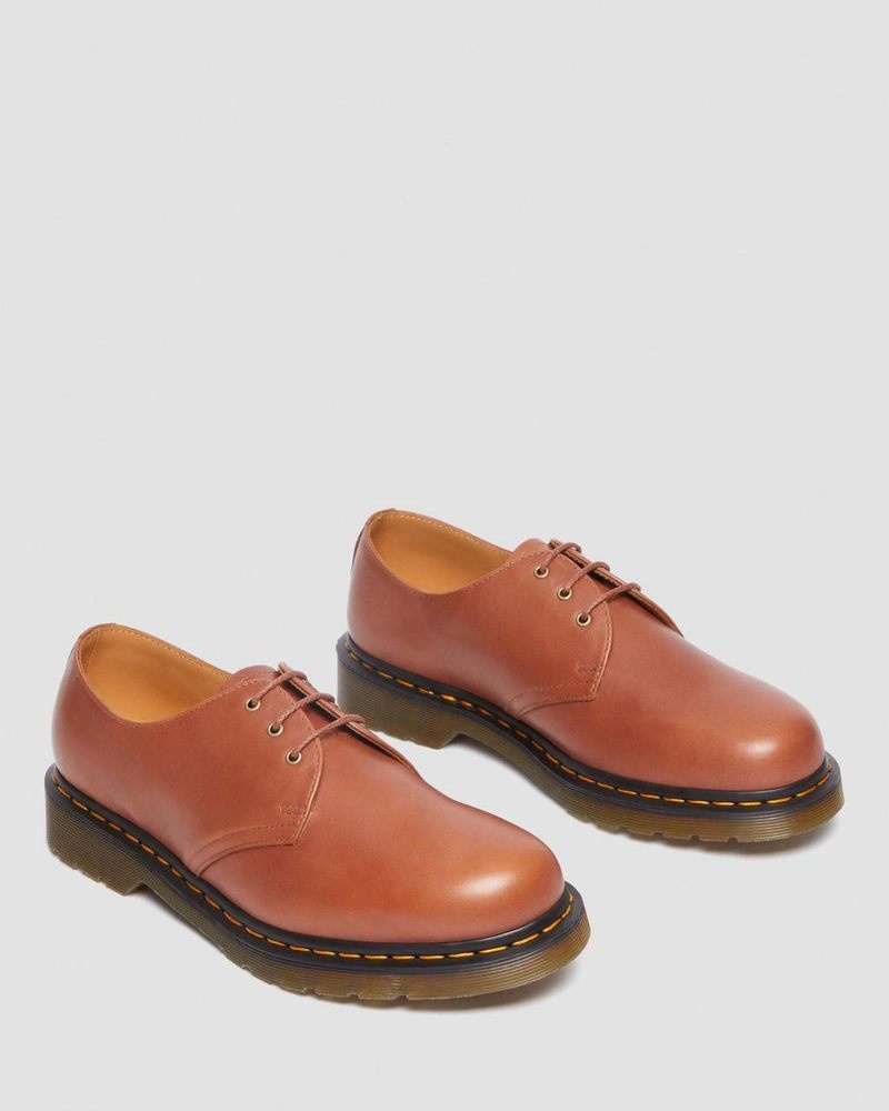 Dr Martin Martens 1461 Carrara Leather Oxford Shoes (Carrara) Shoes Saddle Tan | VW46-F0JK