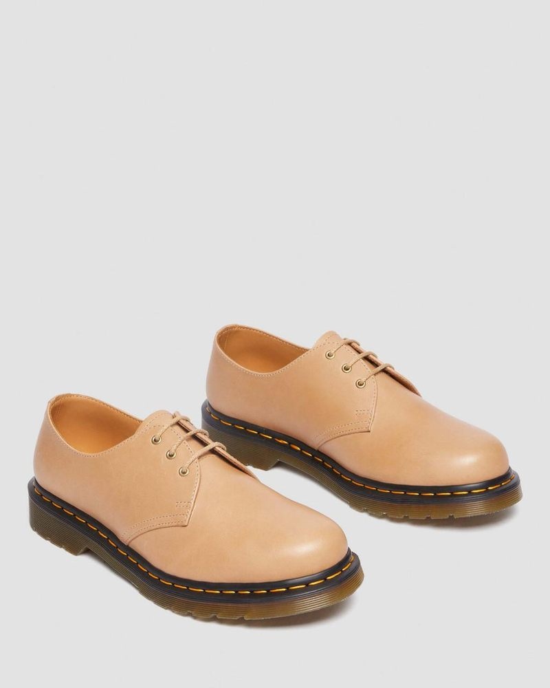 Dr Martin Martens 1461 Carrara Leather Oxford Shoes (Carrara) Shoes Beige | ZF55-X6YF