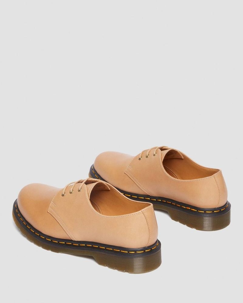 Dr Martin Martens 1461 Carrara Leather Oxford Shoes (Carrara) Shoes Beige | ZF55-X6YF