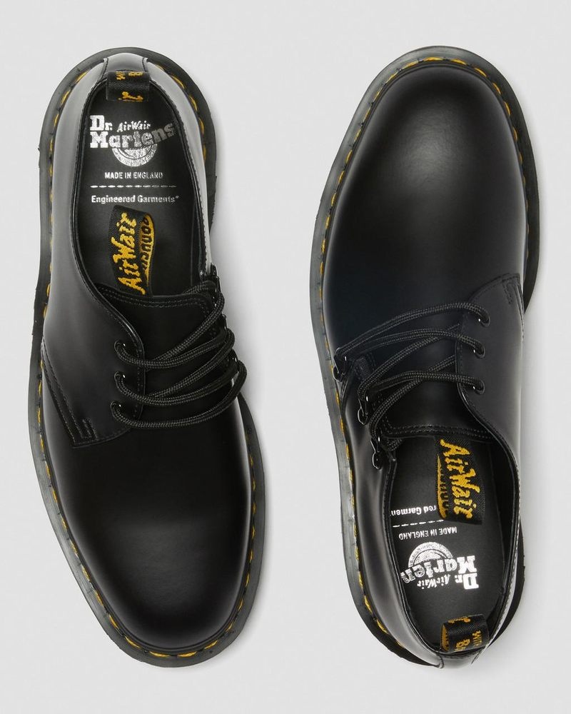 Dr Martin Martens 1461 Engineered Garments Leather Oxford Shoes (Smooth Leather) Shoes Black | BE40-A9EZ