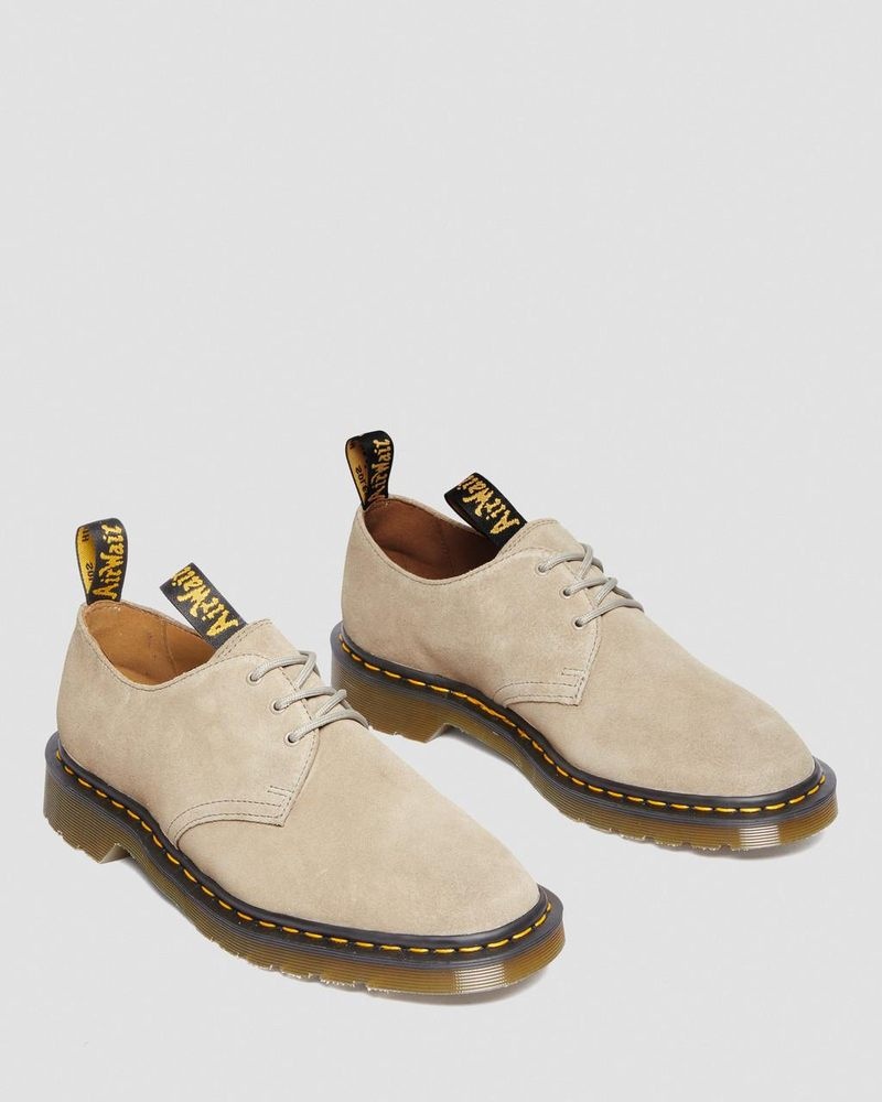 Dr Martin Martens 1461 Engineered Garments Suede Oxford Shoes (Suede) Shoes Milkshake | DE44-T8GB