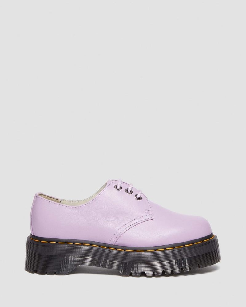 Dr Martin Martens 1461 II Pisa Leather Platform Shoes (Pisa) Shoes Lilac | YU42-I9RD