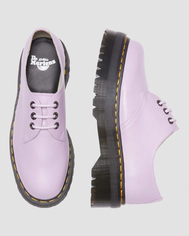 Dr Martin Martens 1461 II Pisa Leather Platform Shoes (Pisa) Shoes Lilac | YU42-I9RD