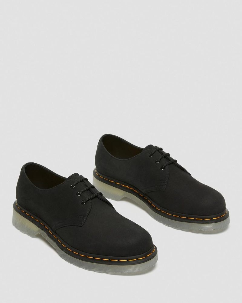 Dr Martin Martens 1461 Iced II Buttersoft Leather Oxford Shoes (Buttersoft Wp) Shoes Black | FE15-B6DJ