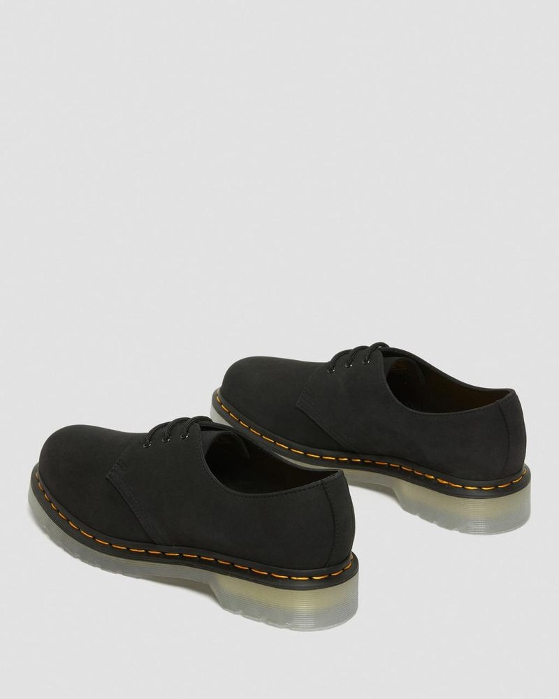 Dr Martin Martens 1461 Iced II Buttersoft Leather Oxford Shoes (Buttersoft Wp) Shoes Black | FE15-B6DJ