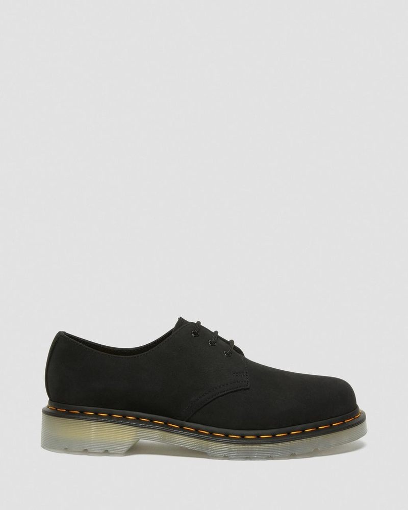 Dr Martin Martens 1461 Iced II Buttersoft Leather Oxford Shoes (Buttersoft Wp) Shoes Black | FE15-B6DJ