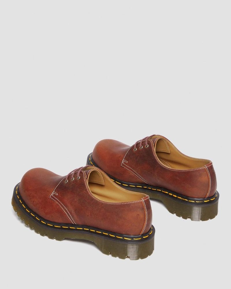 Dr Martin Martens 1461 Made in England Heritage Leather Oxford Shoes Shoes Heritage Tan | QK06-I2QC