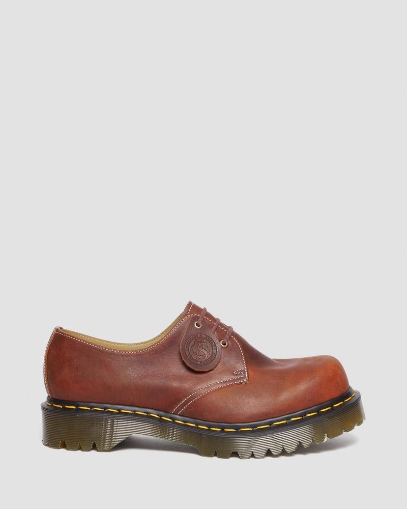 Dr Martin Martens 1461 Made in England Heritage Leather Oxford Shoes Shoes Heritage Tan | QK06-I2QC