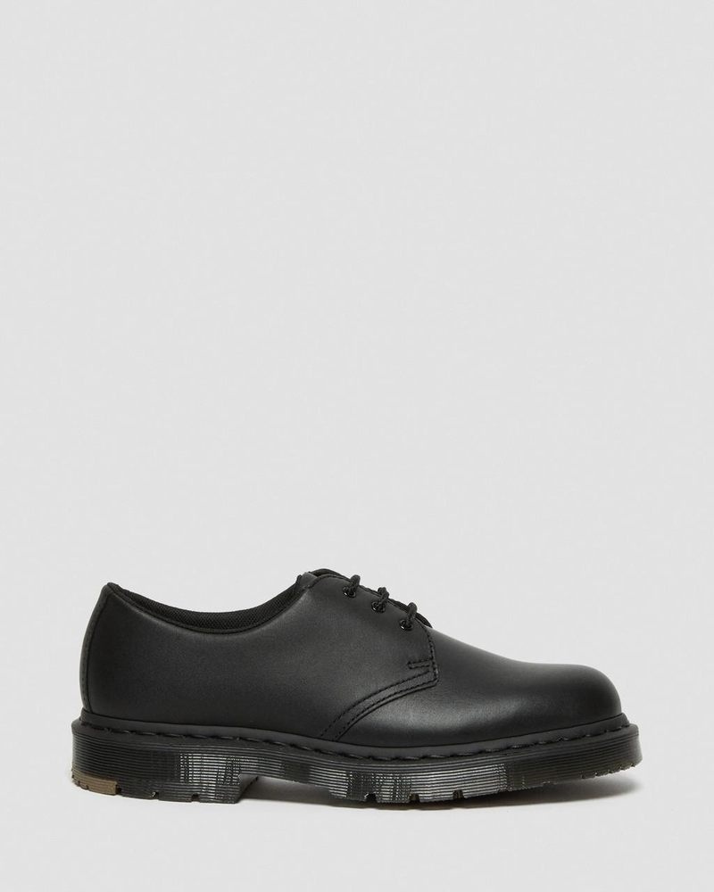 Dr Martin Martens 1461 Mono Slip Resistant Oxford Shoes (Industrial Full Grain) Shoes Black | PX61-L0SA