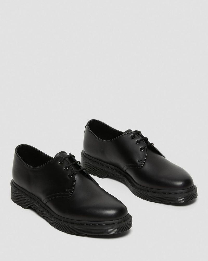 Dr Martin Martens 1461 Mono Smooth Leather Oxford Shoes (Smooth Leather) Shoes Black | WX04-R6HH