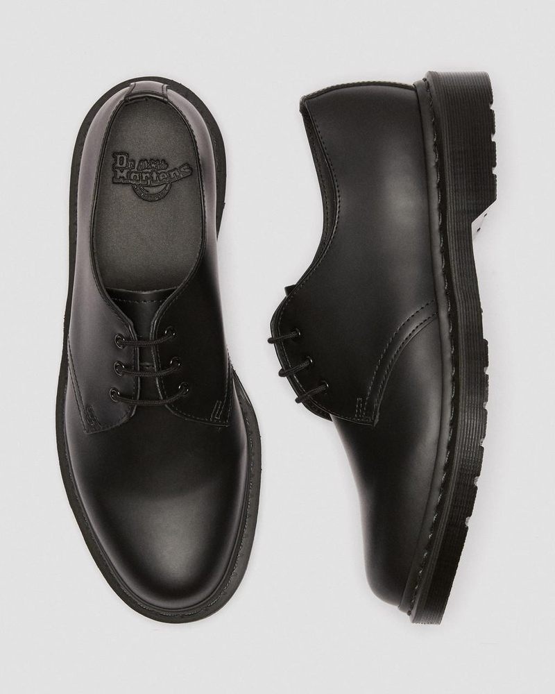 Dr Martin Martens 1461 Mono Smooth Leather Oxford Shoes (Smooth Leather) Shoes Black | WX04-R6HH