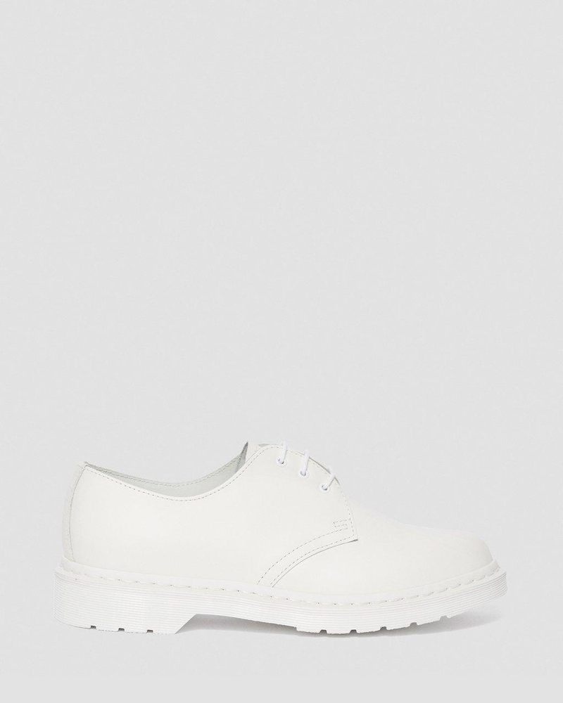 Dr Martin Martens 1461 Mono Smooth Leather Oxford Shoes (Smooth Leather) Shoes White | CI36-Z3RX