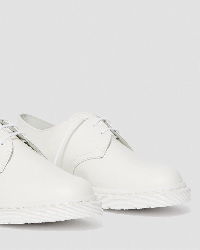 Dr Martin Martens 1461 Mono Smooth Leather Oxford Shoes (Smooth Leather) Shoes White | CI36-Z3RX