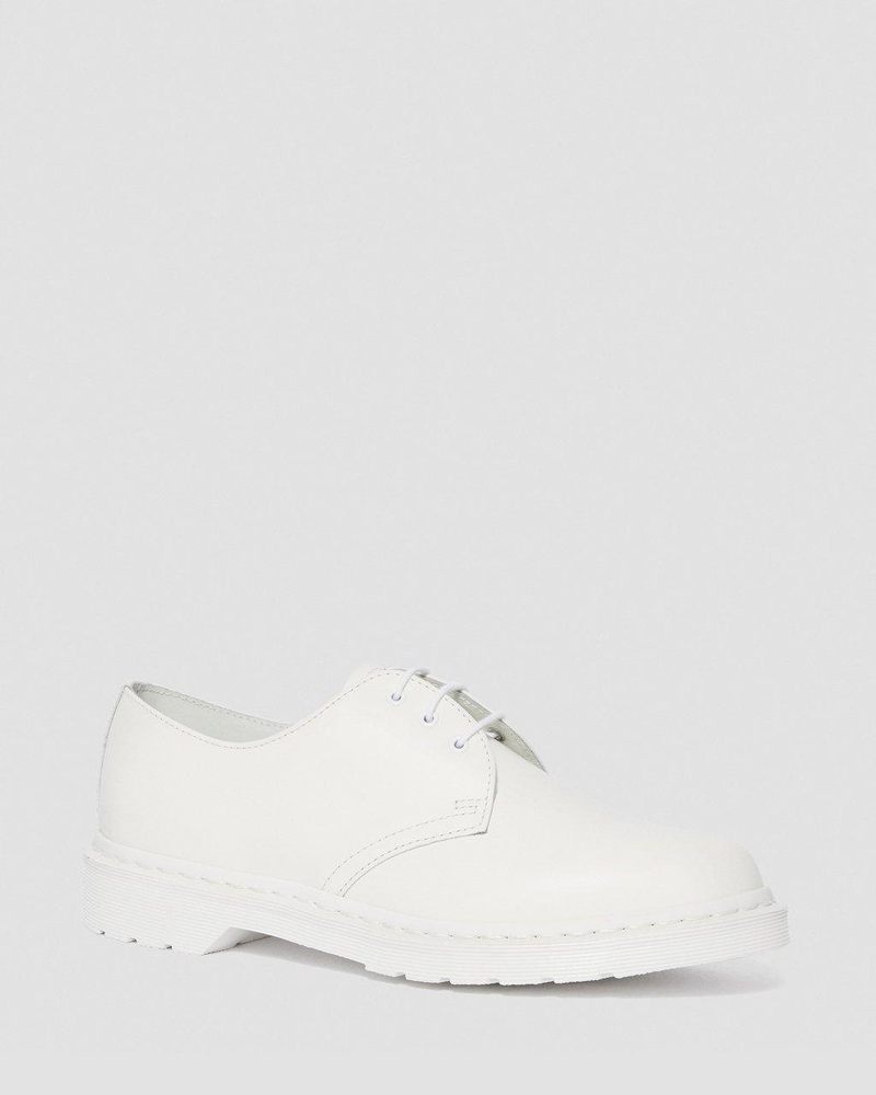 Dr Martin Martens 1461 Mono Smooth Leather Oxford Shoes (Smooth Leather) Shoes White | CI36-Z3RX