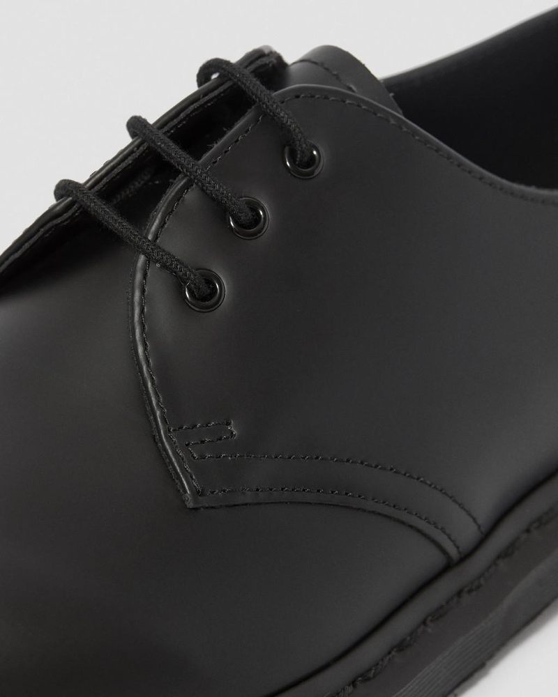 Dr Martin Martens 1461 Mono Smooth Leather Oxford Shoes (Smooth Leather) Shoes Black | WZ47-D1EX